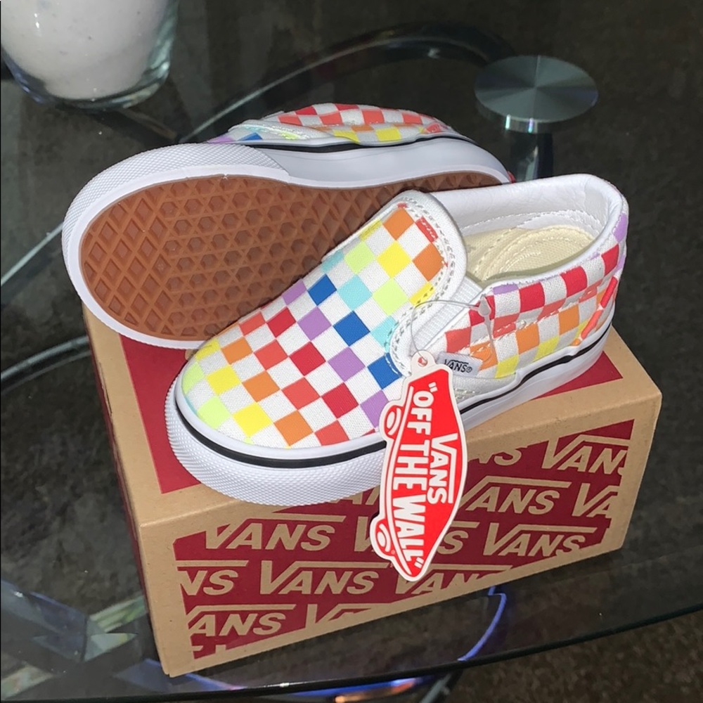 Rainbow TODDLER Vans 🌈
